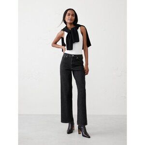 Banana Republic Factory Women's Straight-Leg Jeans in Black